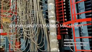 800Ton 25 Daylight Automatic OBS Plywood Veneer Hot Press Machine with Loader Unloader