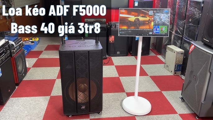 Loa kéo adf f500 bass 40 3 đường tiếng giá 3tr800 - YouTube