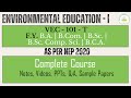 Environmental Education 1 (VEC-101-T) | Quick Notes, Videos &amp; Sample Papers | FY B.Com/B.Sc/BA/BCA