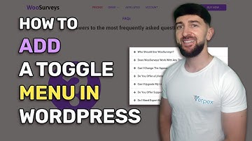 How to Add Toggle Menu in WordPress