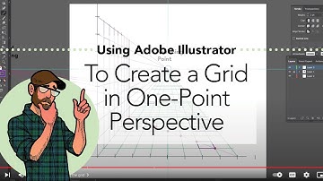 Using Adobe Illustrator to Create a Grid in One-Point Perspective