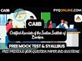 CRACK CAIIB - ALL STUDY MATERIAL Certified Associate of the Indian Institute of Bankers #pyq #notes