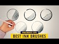 TOP 5 Best Default Inking Brushes in Procreate