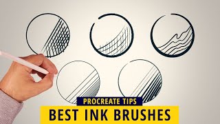 TOP 5 Best Default Inking Brushes in Procreate