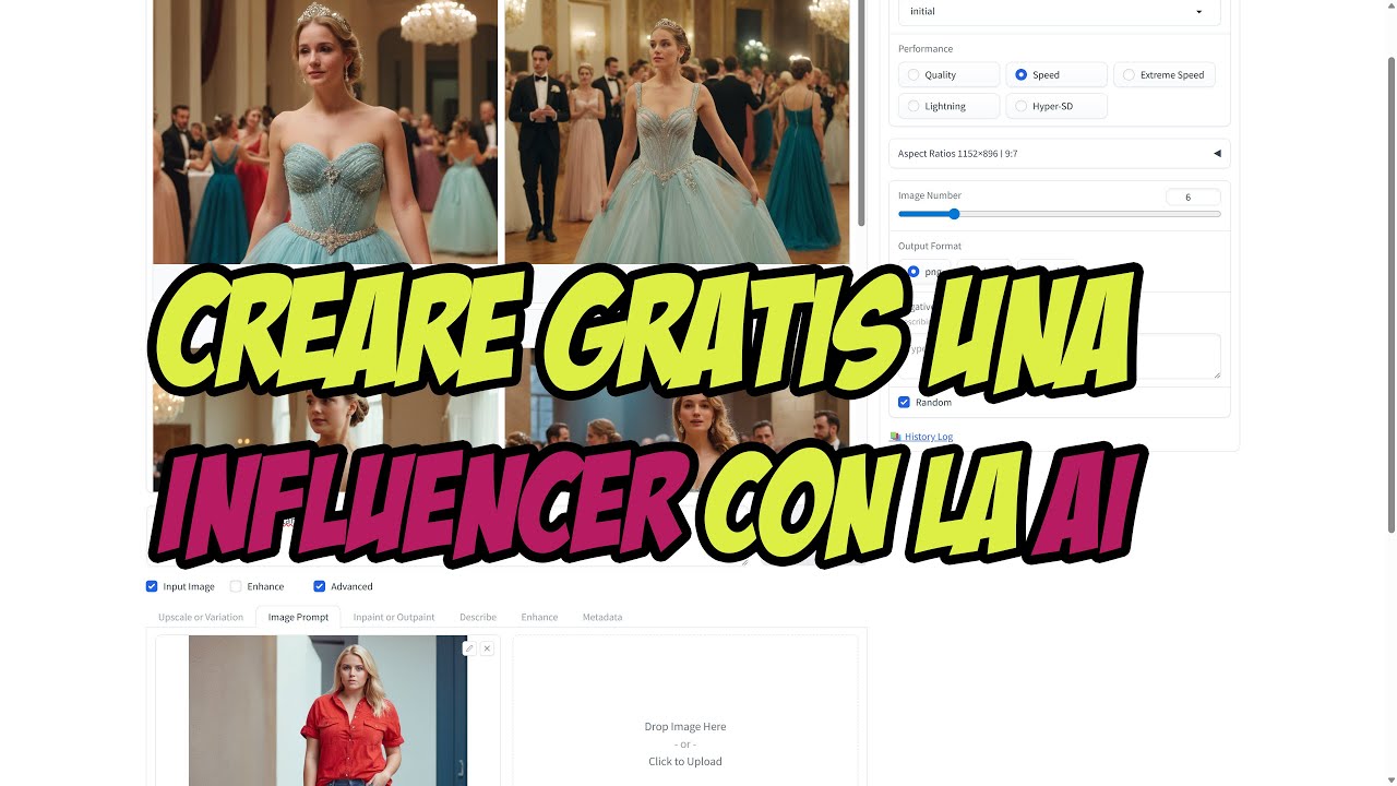 Creare gratis una influencer e generare le sue immagini con la AI ...
