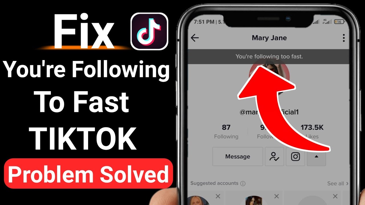 How To Fix Your Following Too Fast on TikTok - 2021 | Tiktok You're Following Too Fast Problem Solve