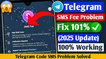 How To Fix Telegram Code SMS Problem | Fix Telegram SMS Fee Problem | Telegram Login Problem
