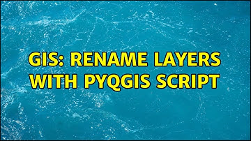 GIS: Rename layers with PyQGIS script (2 Solutions!!)