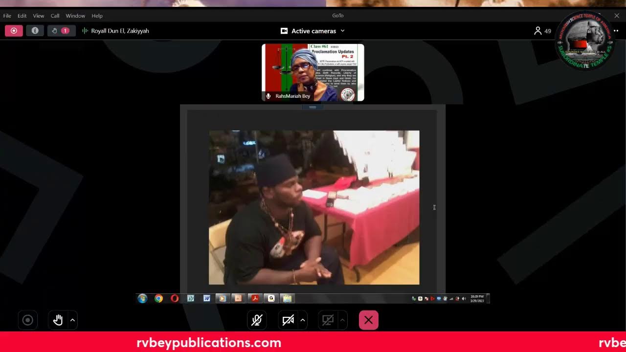 Canaanland Moors RV Bey Publications Proclamations Part 2