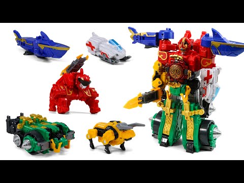 GiantSaver GiantBraver ManKindTeam <strong>Ape</strong> Boar Shark Oxen Bear 5 BeastMecha Union Transformation