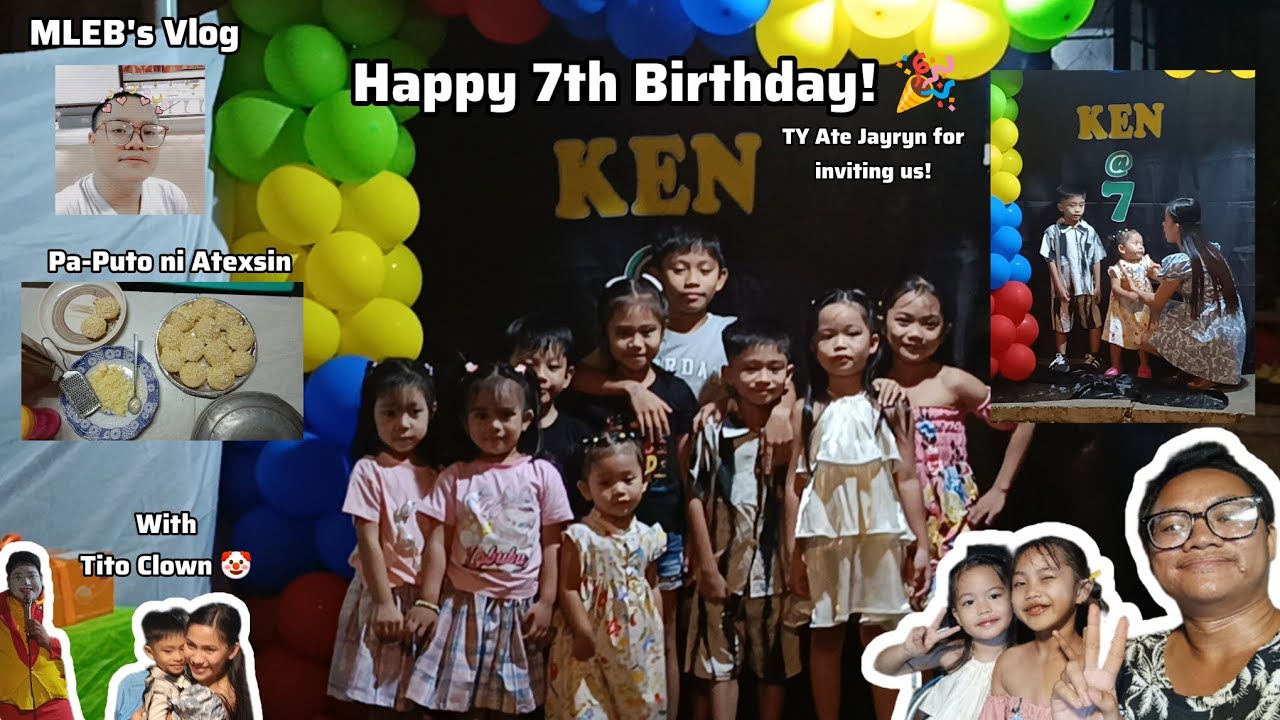 HAPPY 7TH BIRTHDAY KEN! *ty ate Jayryn for inviting us* | MLEB's Vlog
