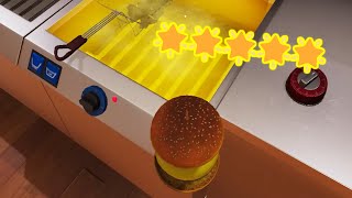 Cooking Simulator - 5-star Honey-Mustard Burger with French Fries screenshot 1