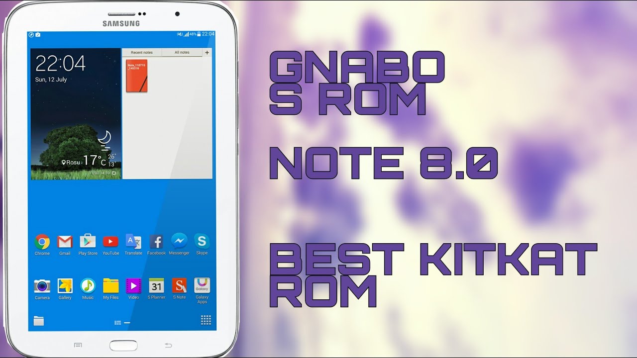 Tab S Rom For The Note 8 Gnabo S Rom V8 YouTube
