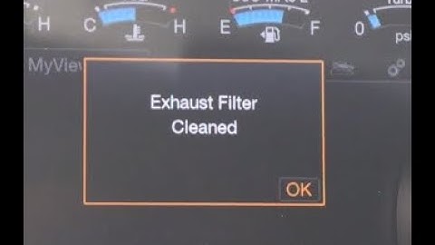 2017+ Ford 6.7 PowerStroke manual (OCR) DPF clean