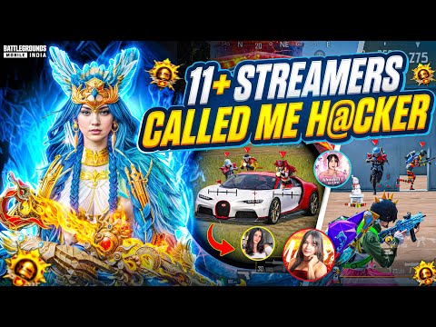 11+ PRO CONQUEROR STREAMERS vs IPAX OP‼️| They Called Me H@CKER😱🔥| BGMI