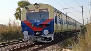 NEWLY PAINTED 13343 and 13346 Fast Intercity Memu Action !!