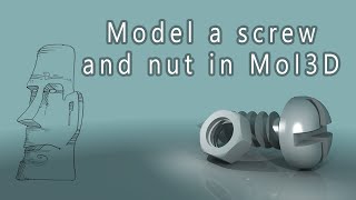 Model a screw in Moment of Inspiration (CAD) Wealth