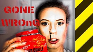 1 CHIP CHALLENGE | GIRL VS CAROLINA REAPER |