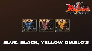Rakion - Blue, Black And Yellow Diablos Lv. 99 Attr.