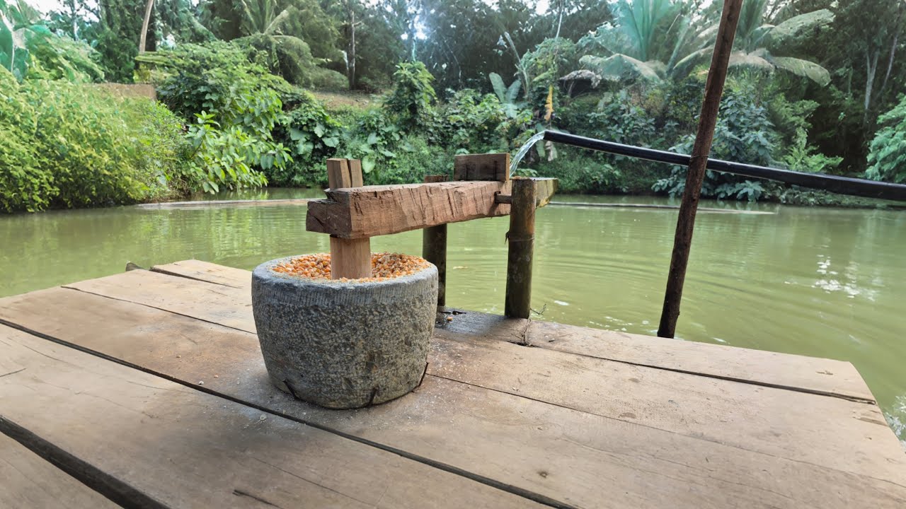 Water-powered corn mill, p170