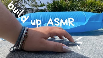 Build up ASMR around the Holiday Home 🏡🌴🏊‍♀️ Camera Tapping & Scratching