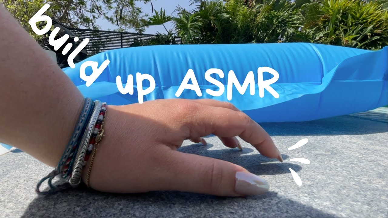 Build up ASMR around the Holiday Home 🏡🌴🏊‍♀️ Camera Tapping & Scratching
