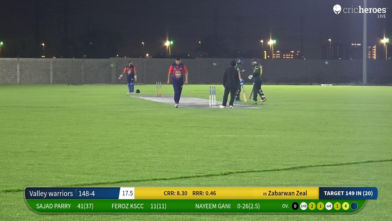 Zabarwan Zeal vs Valley warriors live cricket match | Kashmir Premier League-KSA live - Epca KFMC 2