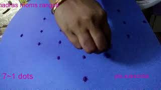 7~1. Dots rangoli design