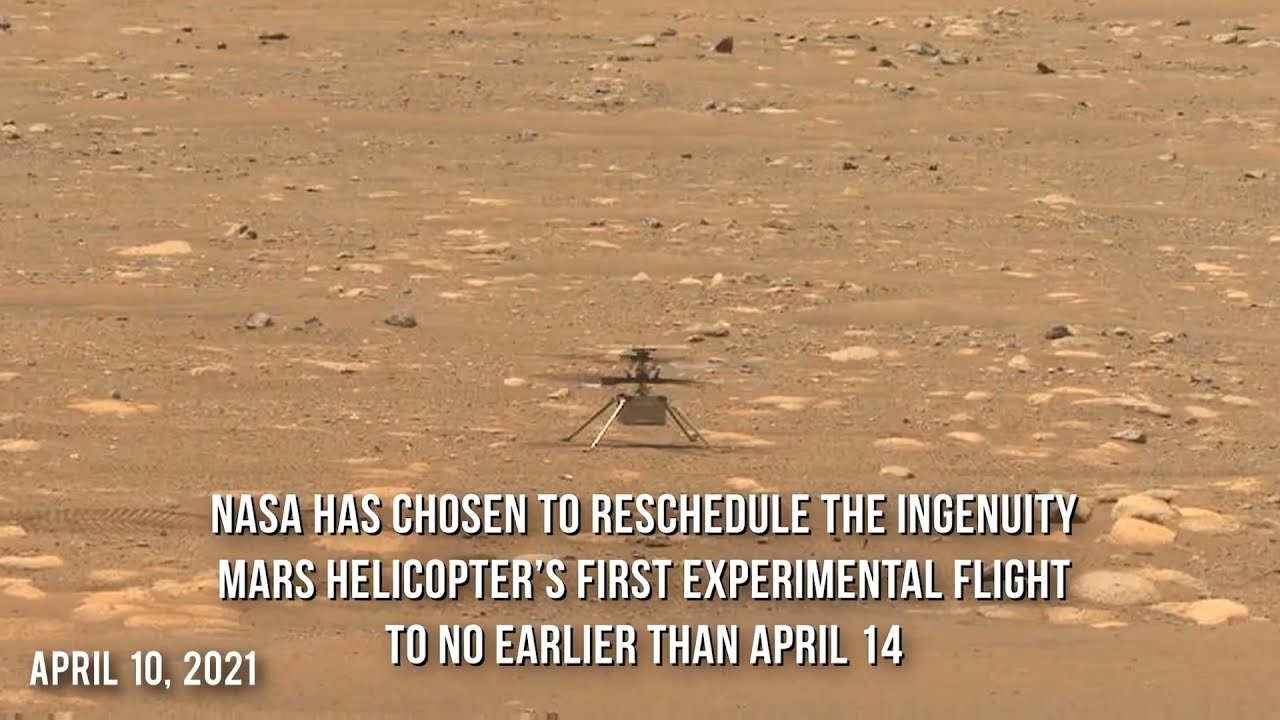 Ingenuity Mars Helicopter failed highspeed spin test reschedule till 14th April | Astropsycho