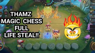 Thamuz Full Life Steal - Magic Chess Mobile Legends#mobilelegends #indonesia