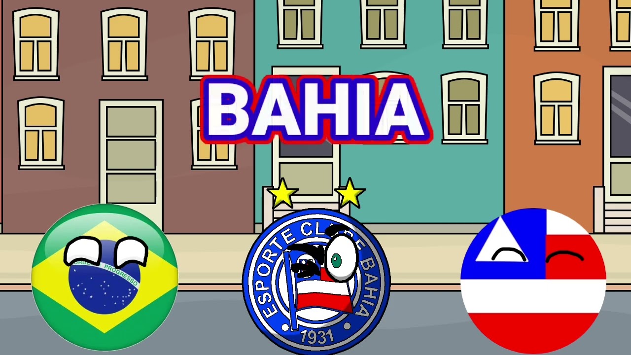 Hino do Bahia animado.⚪🔵🔴 🇧🇷
