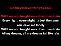 Rod Stewart Downtown Train KARAOKE mp3