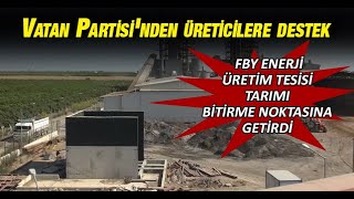 Fby Enerji Üretim Tesisi Bölgede Tarımı Bitirme Noktasına Getirdi