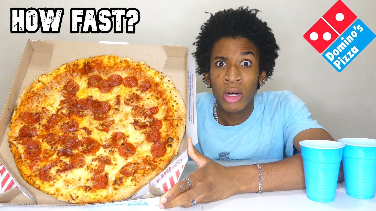 how-fast-can-i-eat-a-16-dominos-new-york-pizza-youtube