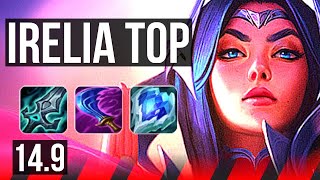 IRELIA vs TRISTANA (TOP) | 1000+ games, Legendary | KR Challenger | 14.9