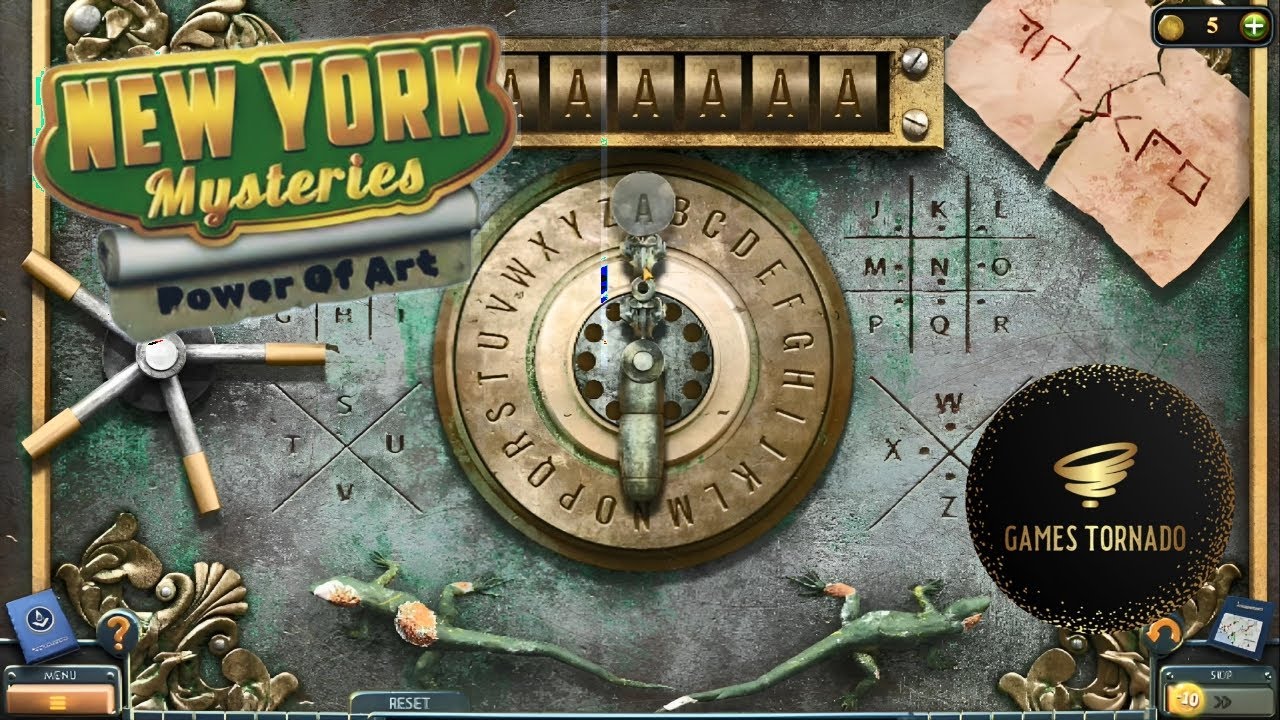 Safe Puzzle NewYork Mysteries 5 Power of Art Walkthrough GamesTornado