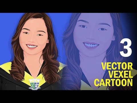 Vector Art/Vexel Art/Cartoon Effect - Photoshop Tutorial  - Part 