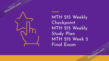 MTH 215 MATH 215 MAT 215 University of Phoenix