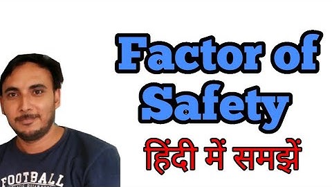 Factor of Safety in hindi || Factor of safety SOM || Factor of safety strength of material || FoS