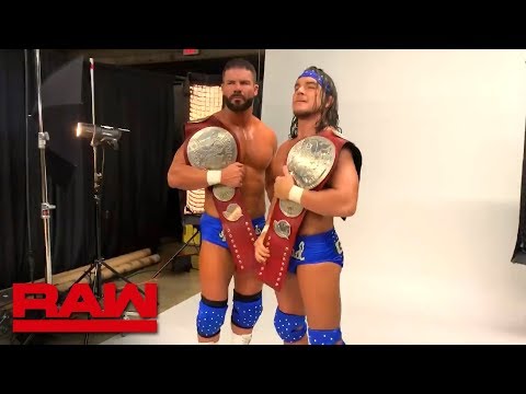 Bobby Roode & Chad Gable's Raw Tag Team Championship photoshoot: Raw Exclusive, Dec. 10, 2018