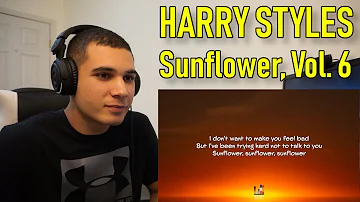 Harry Styles - Sunflower, Vol. 6 (REACTION!!)
