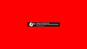 AVS Video Editor 3840 X 2160 WaterMark Logo Red Screen Color V2