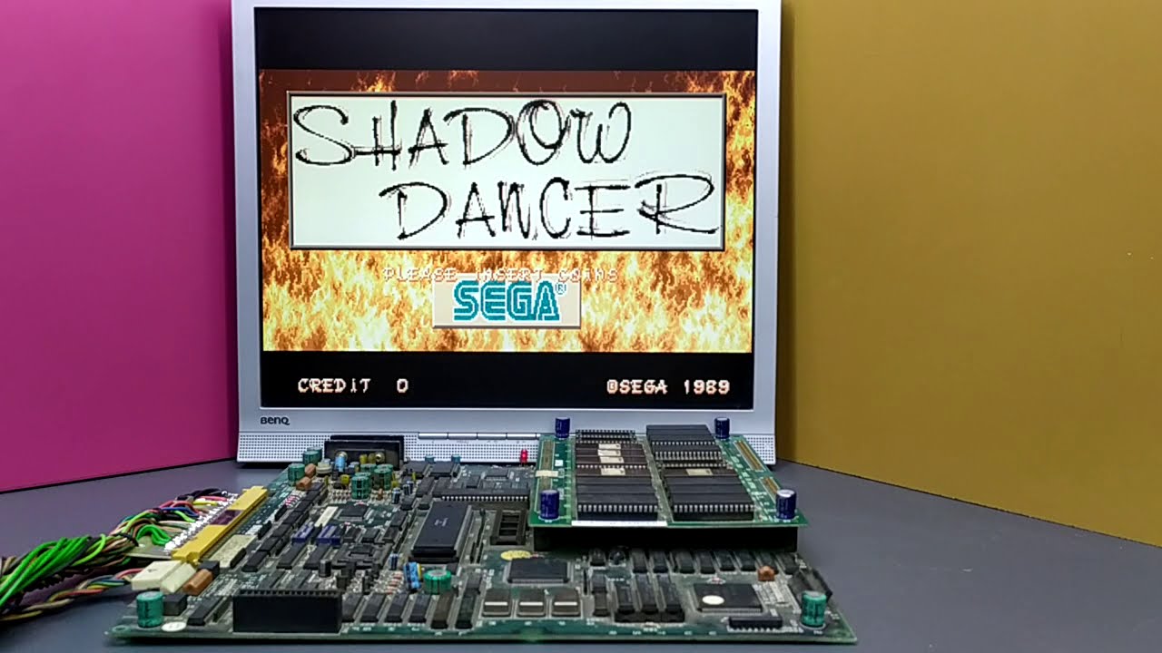 Carte Arcade Shadow Dancer PCB Jamma - Boot Autorisé Occasion