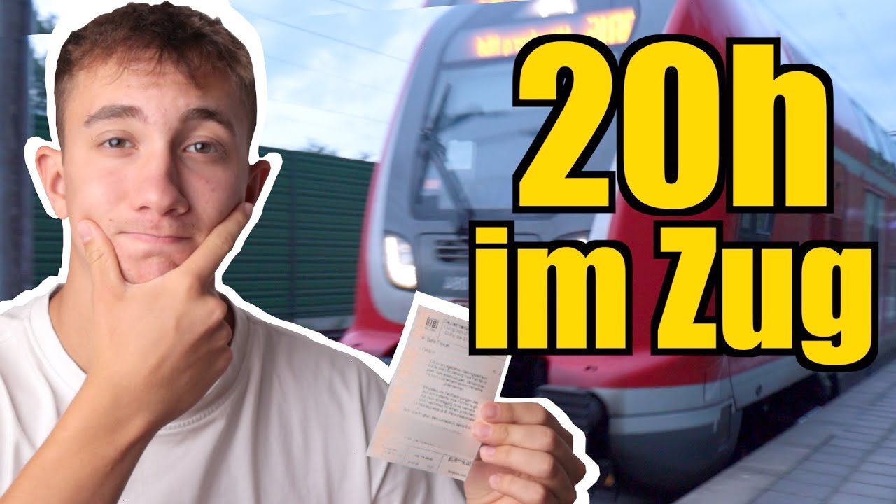 1000km?! Wie weit kommt man mit dem ZUG an einem Tag | Selbstexperiment