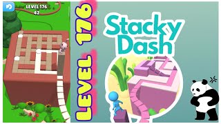 Gameplay top mobile games Relaxing n satisfying game iOS/ANDROID Stacky Dash #gameplay Level 176 screenshot 4