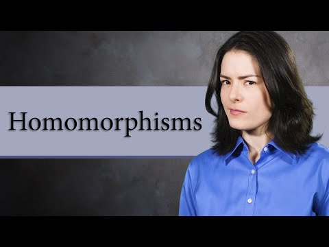 Video: Vai morfisms ir homomorfisms?