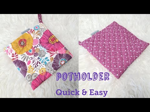 How to Make Pot Holders – The Daily Sew