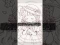 【ペン画】『花とひと時』Pen drawing Process #イラスト #イラストメイキング #illustrative