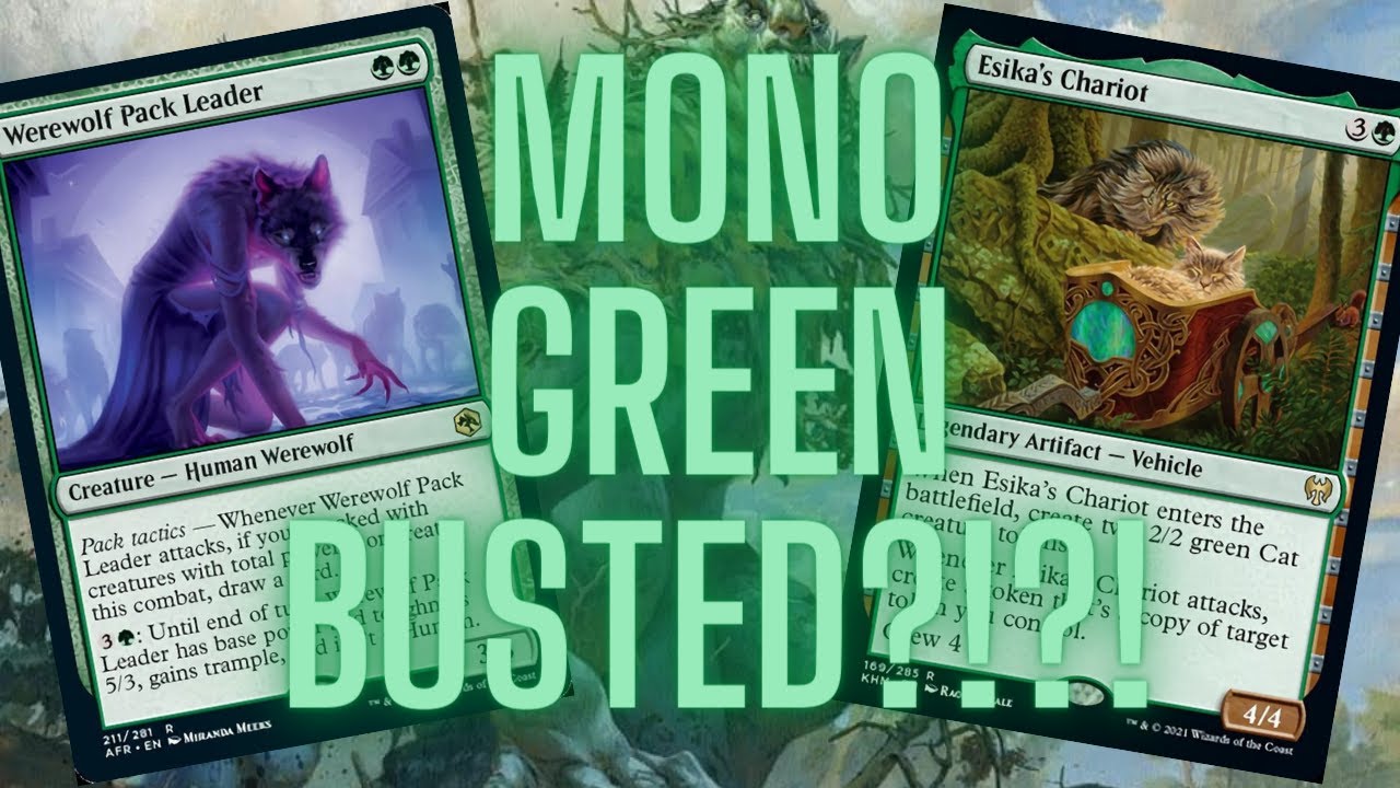 Why You Should Play Mono Green Aggro (Standard 2022)