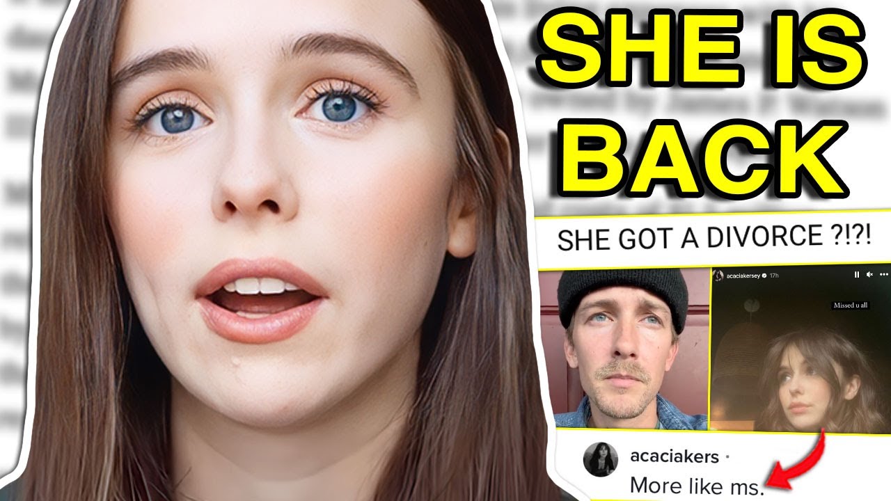 ACACIA KERSEY SHOCKS HER FOLLOWERS (confirms divorce?!) YouTube